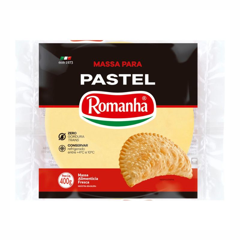Massa de Pastel Romanha Lancheira 400g