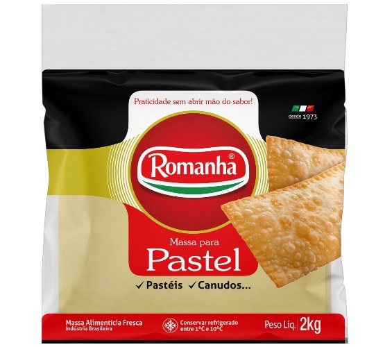 MASSA PASTEL ROMANHA QUADRADA -1X1 2KG