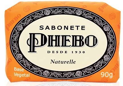 Sabonete em Barra Vegetal Naturelle Phebo Cartucho 90g