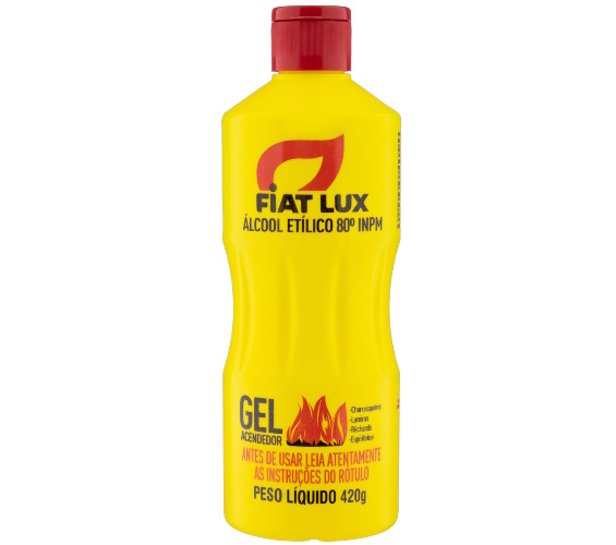 Acendedor em Gel 80º INPM Fiat Lux Squeeze 420g