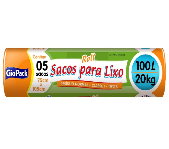 Saco de Lixo GioPack Roll Super Reforçado 100L