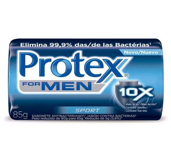 Sabonete em Barra Antibacteriano Sport Protex For Men Cartucho 85g