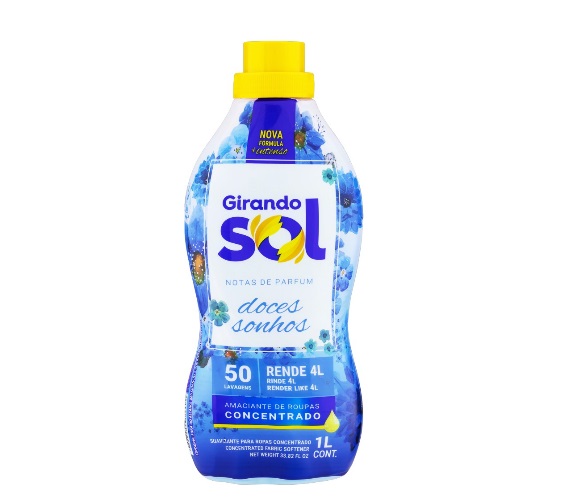Amaciante Girando Sol Concentrado Doces Sonhos 1l