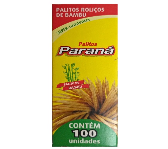 Palito de Dente Paraná Bambu 100 unidades