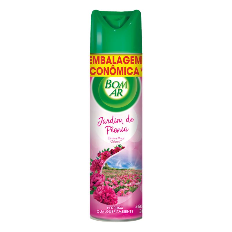 Neutralizador de Odores Flores de Jasmim Bom Ar Frasco 360ml Embalagem Econômica