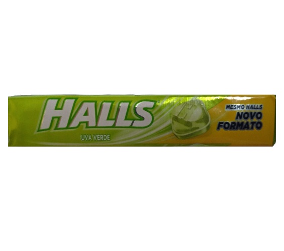 Bala Halls sabor Uva Verde 28g