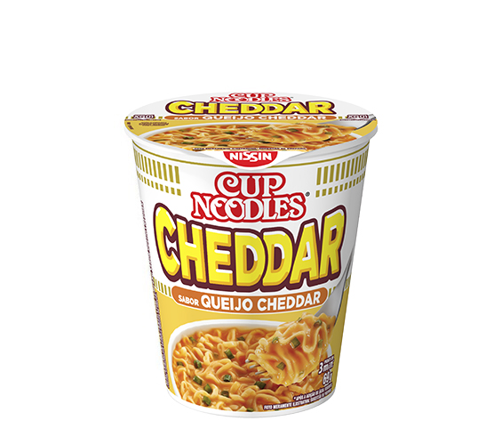 Macarrão Instantâneo Queijo Cheddar Nissin Cup Noodles Copo 69g