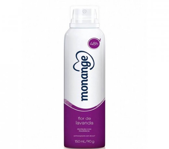 Antitranspirante Aerossol Flor de Lavanda Monange 150ml