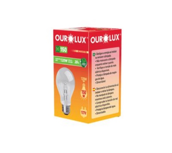 LAMPADA OUROLUX HALOG CLARAH150 120W127V