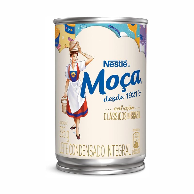 Leite Condensado Integral Original Nestlé Moça Lata 395g