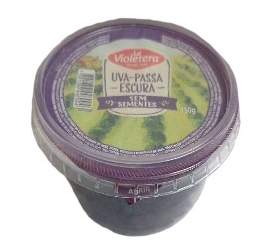 Uva Passa La Violetera Escura sem Sementes 150g