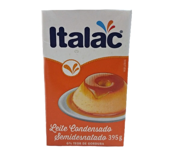 Leite Condensado Semidesnatado Italac Caixa 395g