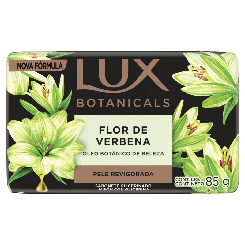 Sabonete em Barra Glicerinado Flor de Verbena Lux Botanicals Cartucho 85g