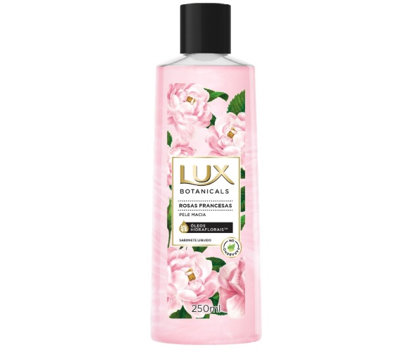 Sabonete Líquido Rosas Francesas Lux Botanicals Frasco 250ml