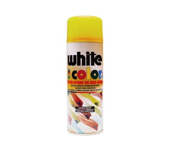 TINTA SPRAY ORBI WHITE COLOR AMARELO
