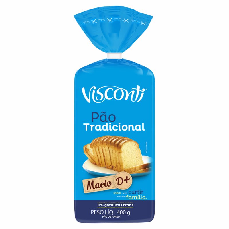 Pão de forma tradicional Visconti