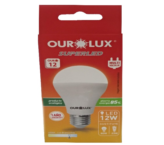 LAMPADA OUROLUX SUPERLED 12W 6500K BIVOL