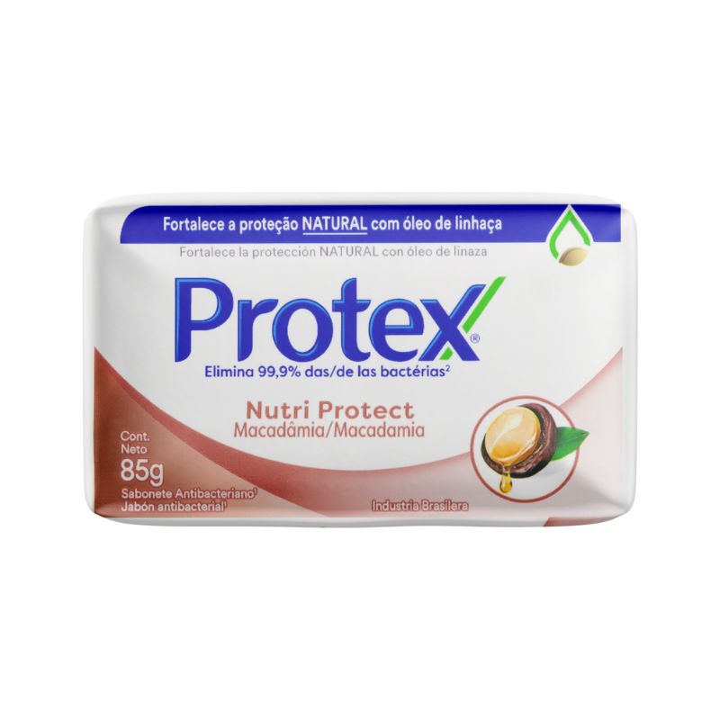 Sabonete Em Barra Antibacteriano Macadâmia Protex Cartucho 85g