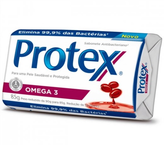 Sabonete em Barra Antibacteriano Protex Ômega 3 Cartucho 85g
