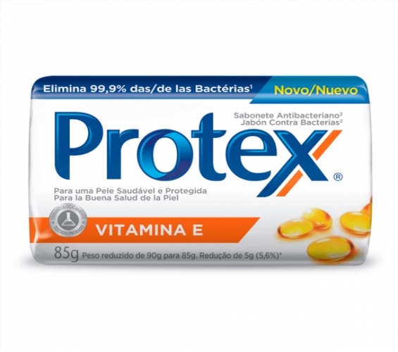 Sabonete em Barra Antibacteriano Protex Vitamina E Cartucho 85g