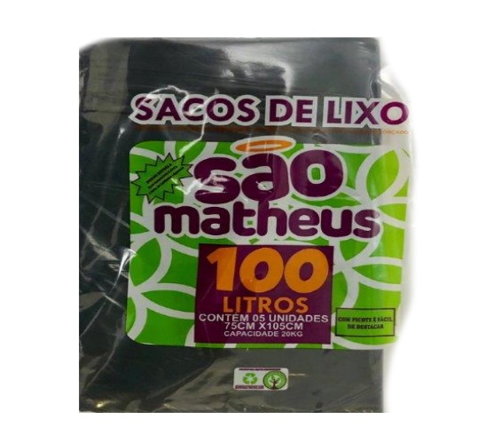 SACO LIXO SAO MATHEUS ALMOFADA 100LT
