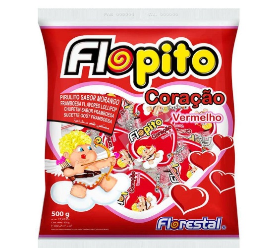 PIRULITO FLORESTAL CORACAO VERM - 1X1 500G