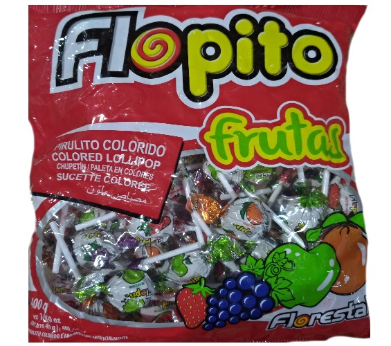 PIRULITO FLORESTAL FLOPITO FRUTAS - 1X1 400G