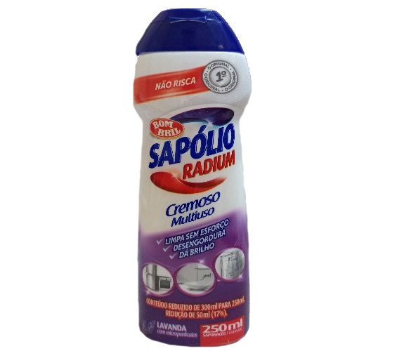 Saponáceo Cremoso Multiuso Lavanda Sapólio Radium Squeeze 250ml