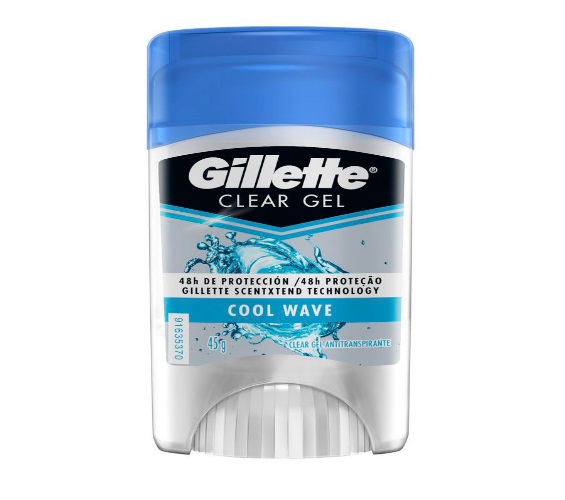 Antitranspirante Clear Gel Cool Wave Gillette 45g
