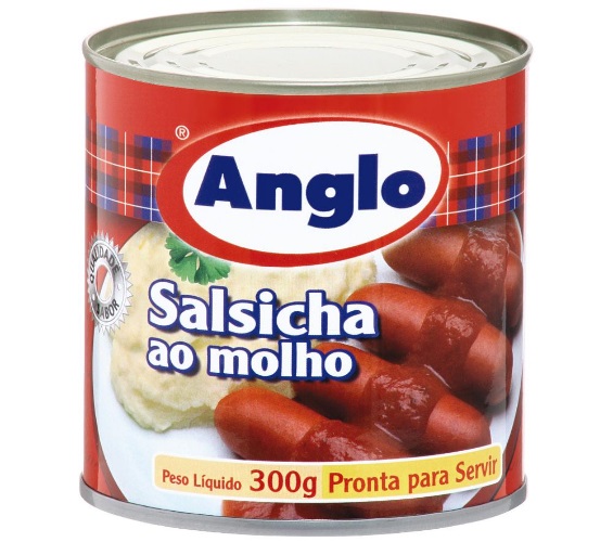 SALSICHA AO MOLHO ANGLO LT - 1X1 300G