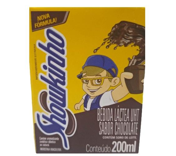 Bebida Láctea UHT Chocolate Showkinho Caixa 200ml