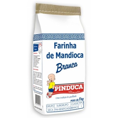Farinha de Mandioca Pinduca Branca 1KG