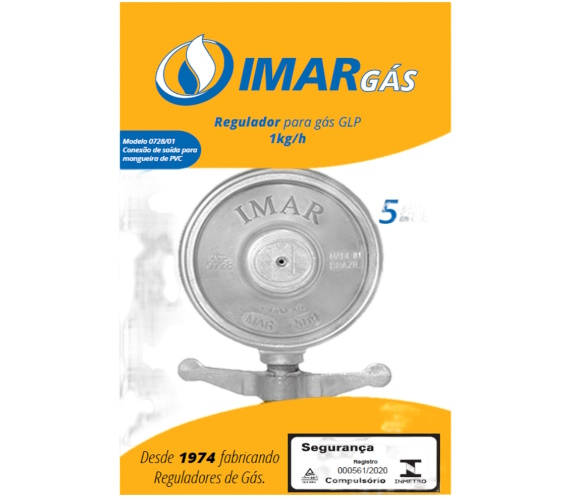 REGULADOR GAS IMAR SIMPLES S/MANG