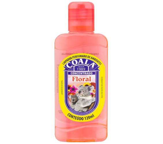 Limpador Perfumado Concentrado Floral Coala Frasco 120ml