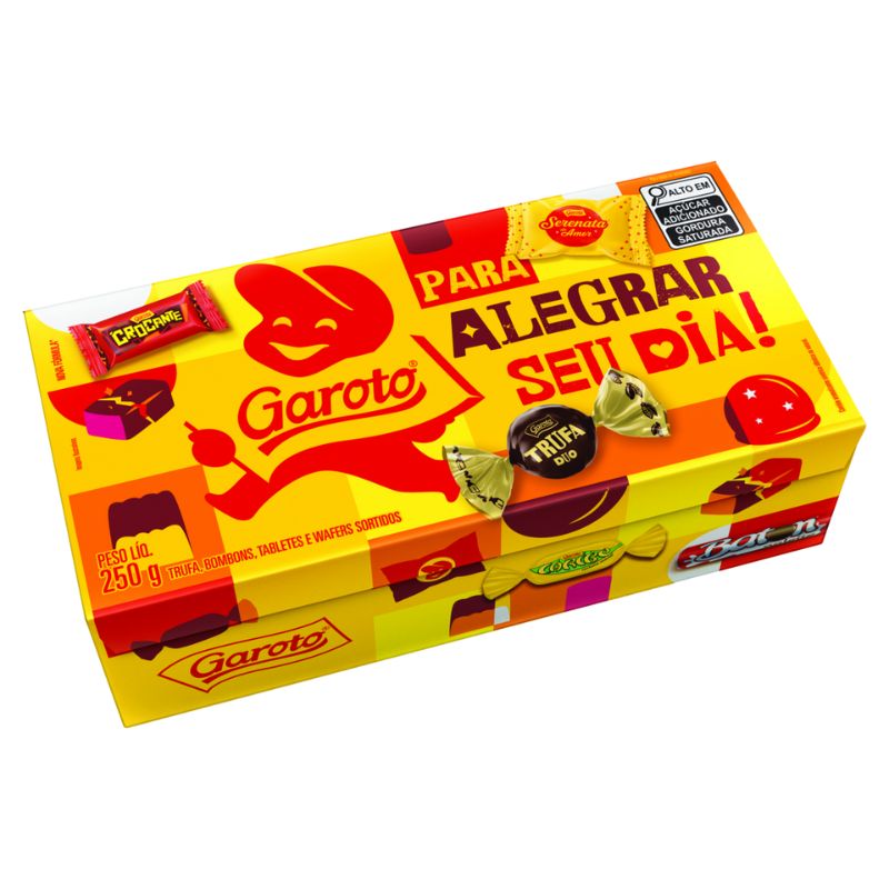 Bombom Sortido Garoto Garotices Caixa 250g
