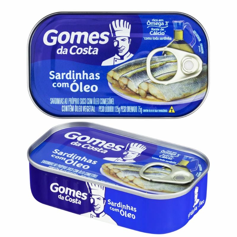 Sardinha Gomes Da Costa com Óleo 125g