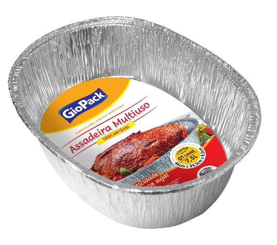 ASSADEIRA GIOPACK OVAL 7,5LT