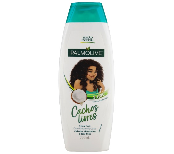 Shampoo com Extratro de Coco PALMOLIVE Cachos Livres 350ml