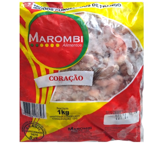 CORACAO FRG MAROMBI PAC - 1X1 1KG