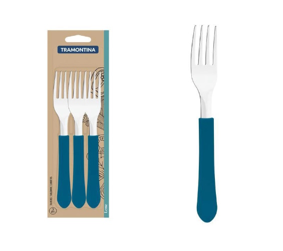 JOGO TRAMONTINA GARFO INOX LEME AZ