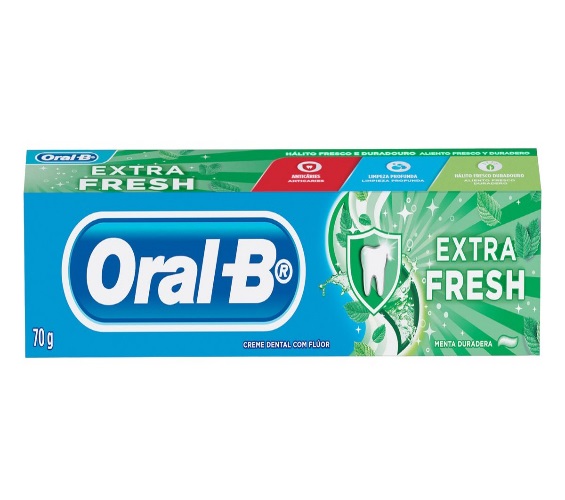 Creme Dental Extra Fresh Oral-B Caixa 70g