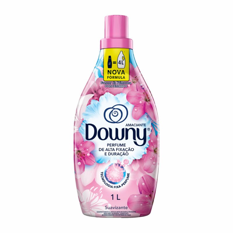 Amaciante de Roupa Concentrado Frescor da Primavera Downy Frasco 1l