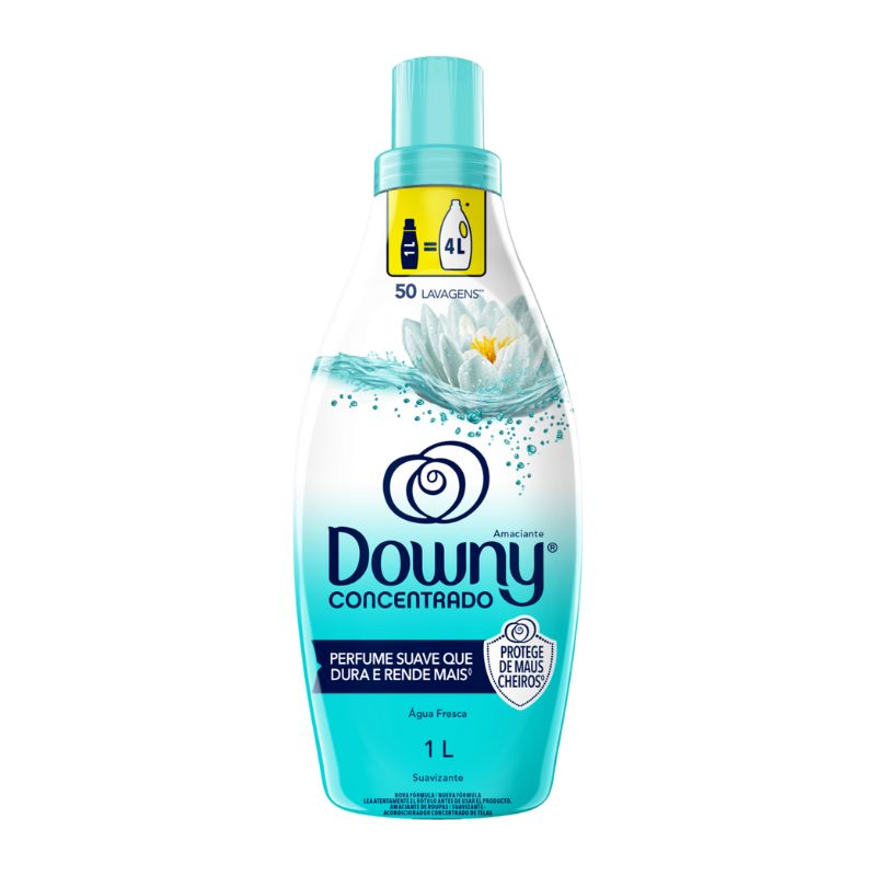 Amaciante de Roupa Concentrado Água Fresca Downy Frasco 1l