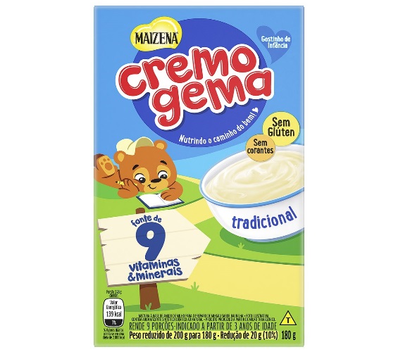Mingau Tradicional Maizena Cremogema Caixa 180g