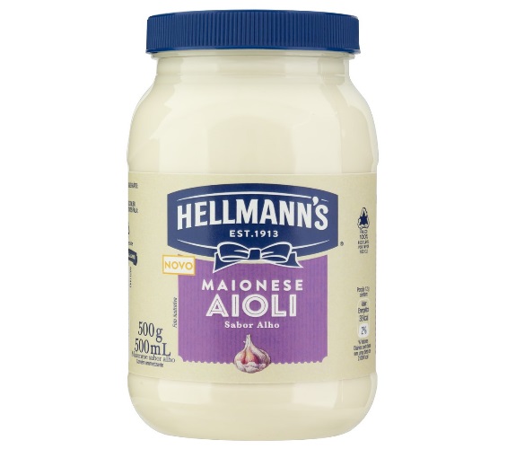 Maionese Aioli Hellmann s Pote 500g