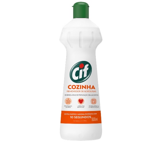 Limpador Removedor de Gorduras Cozinha Cif Squeeze 500ml