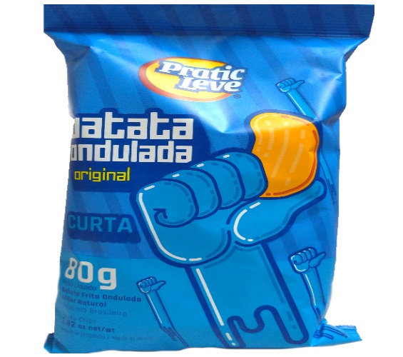 Batata Pratic Leve Ondulada Sabor Natural 80g