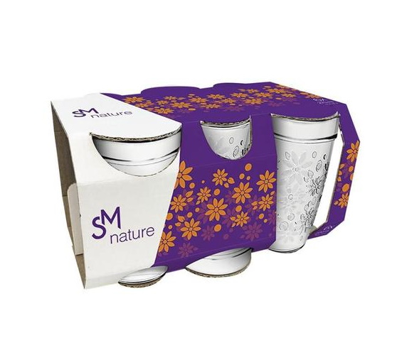 CONJ COPO SM NATURE LONG DRINK - 1X1 6/270ML