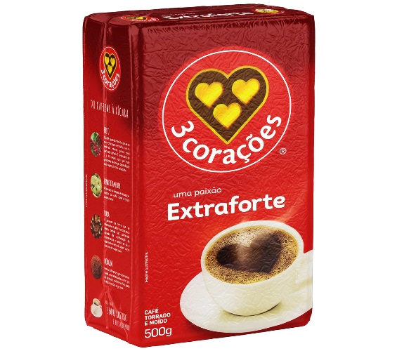 Café 3 Corações Extra Forte 500g