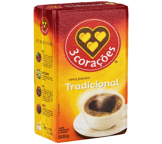 Café 3 Corações Vácuo Tradicional 500g